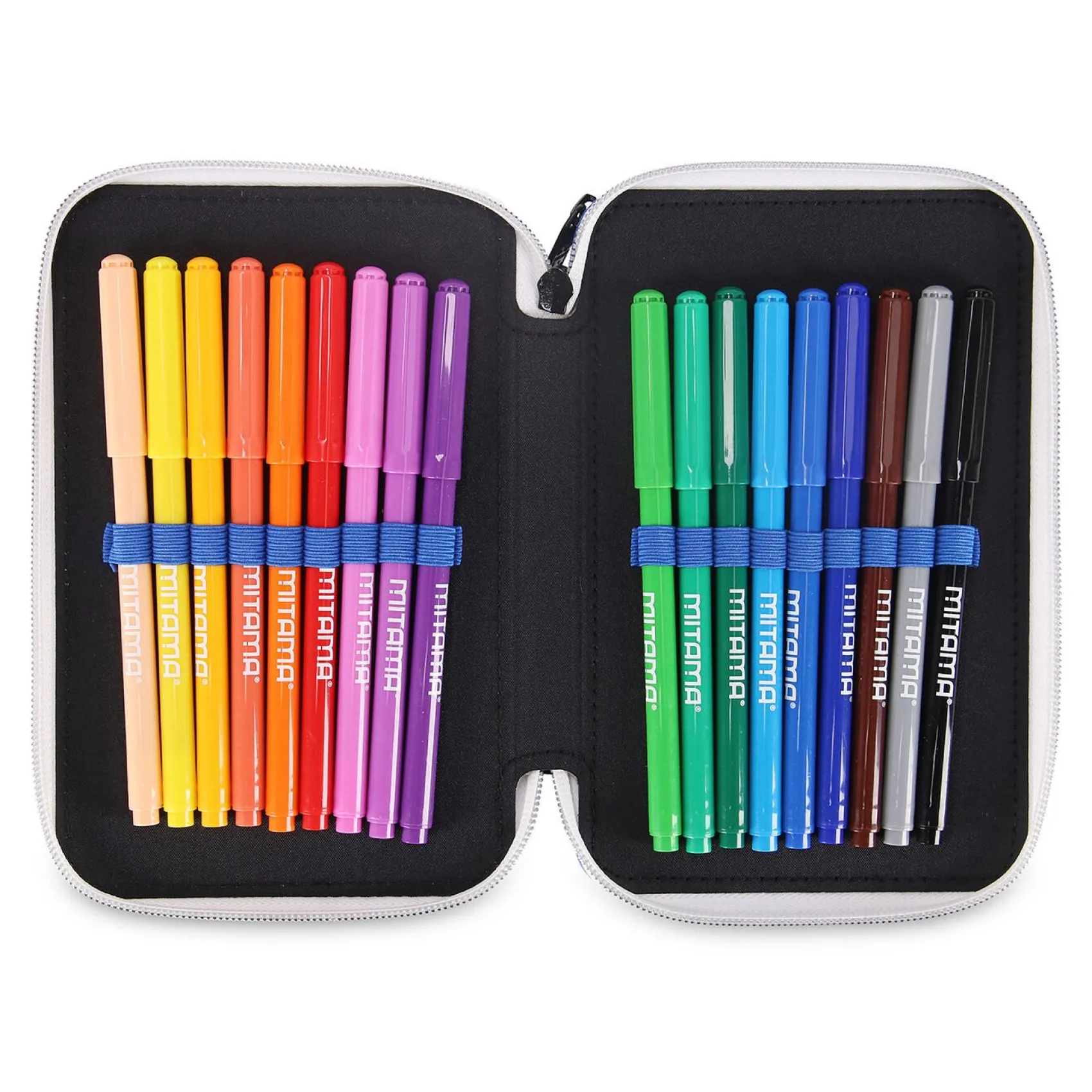 Inter Astucci^IM ASTUCCIO TRE ZIP BLU