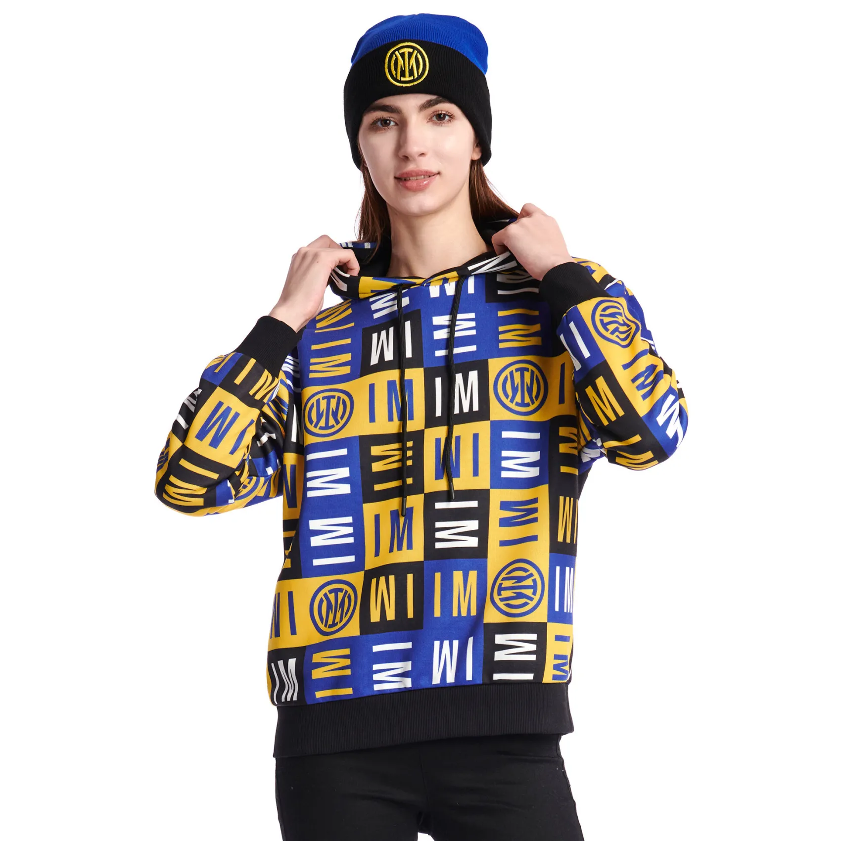 Inter Berretti E Guanti^IM BERRETTO COLOR BLOCK BLU
