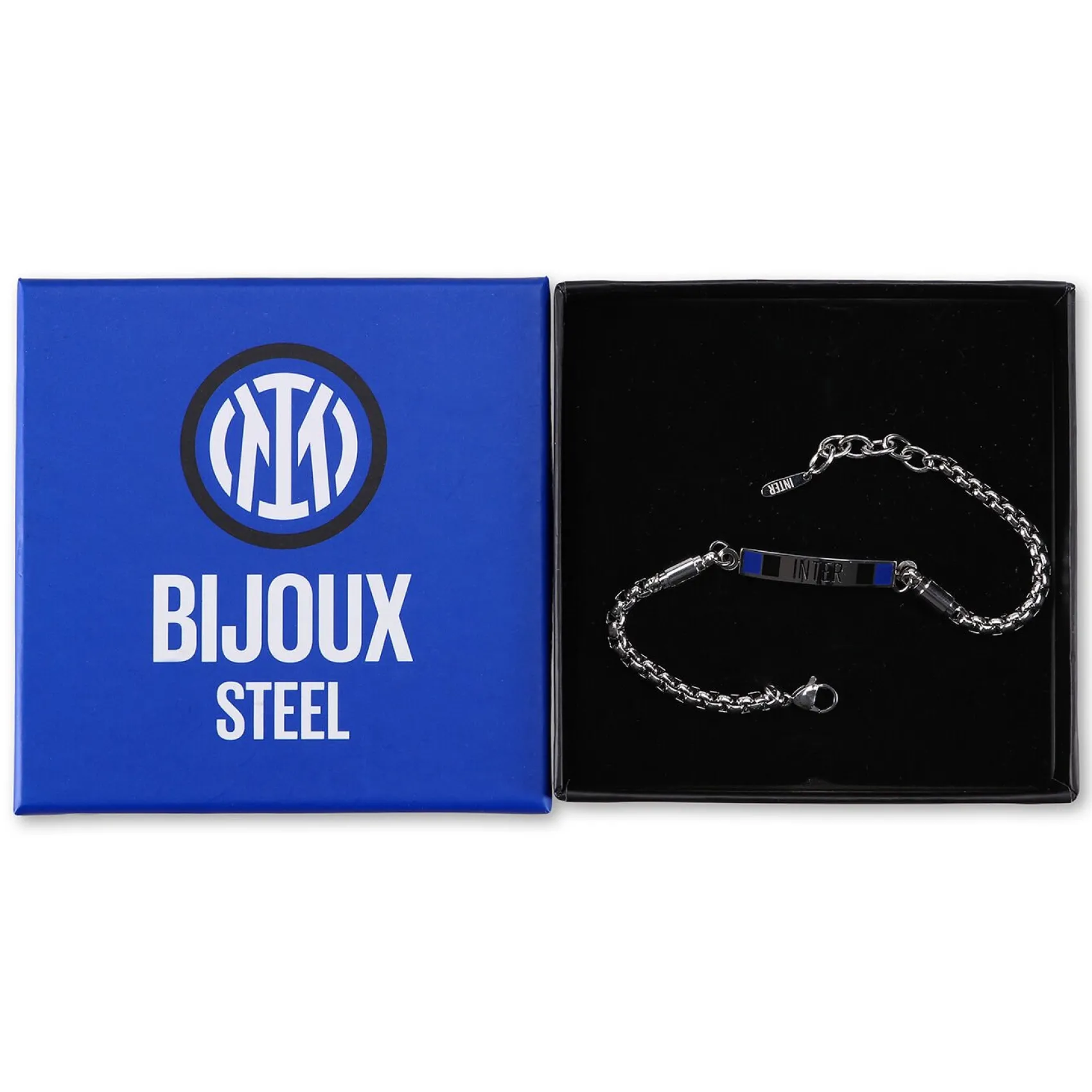 Inter Gioielli^IM BRACCIALETTO ACCIAIO SILVER