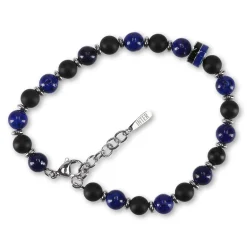 Inter Gioielli^IM BRACCIALETTO PIETRE NATURALI SILVER