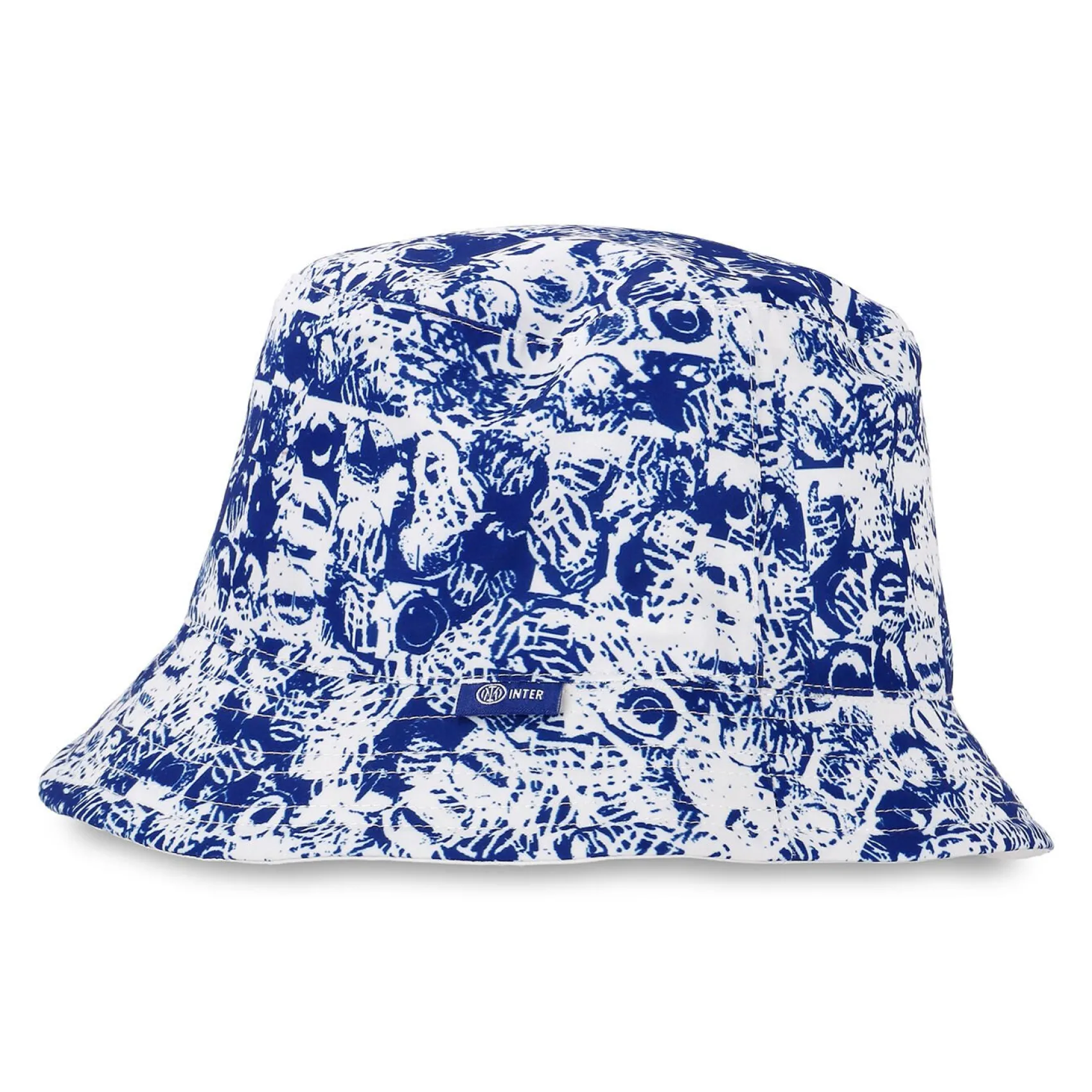 Inter Berretti E Guanti^IM CAPPELLO DA PESCATORE ALL OVER PATTERN BIANCO