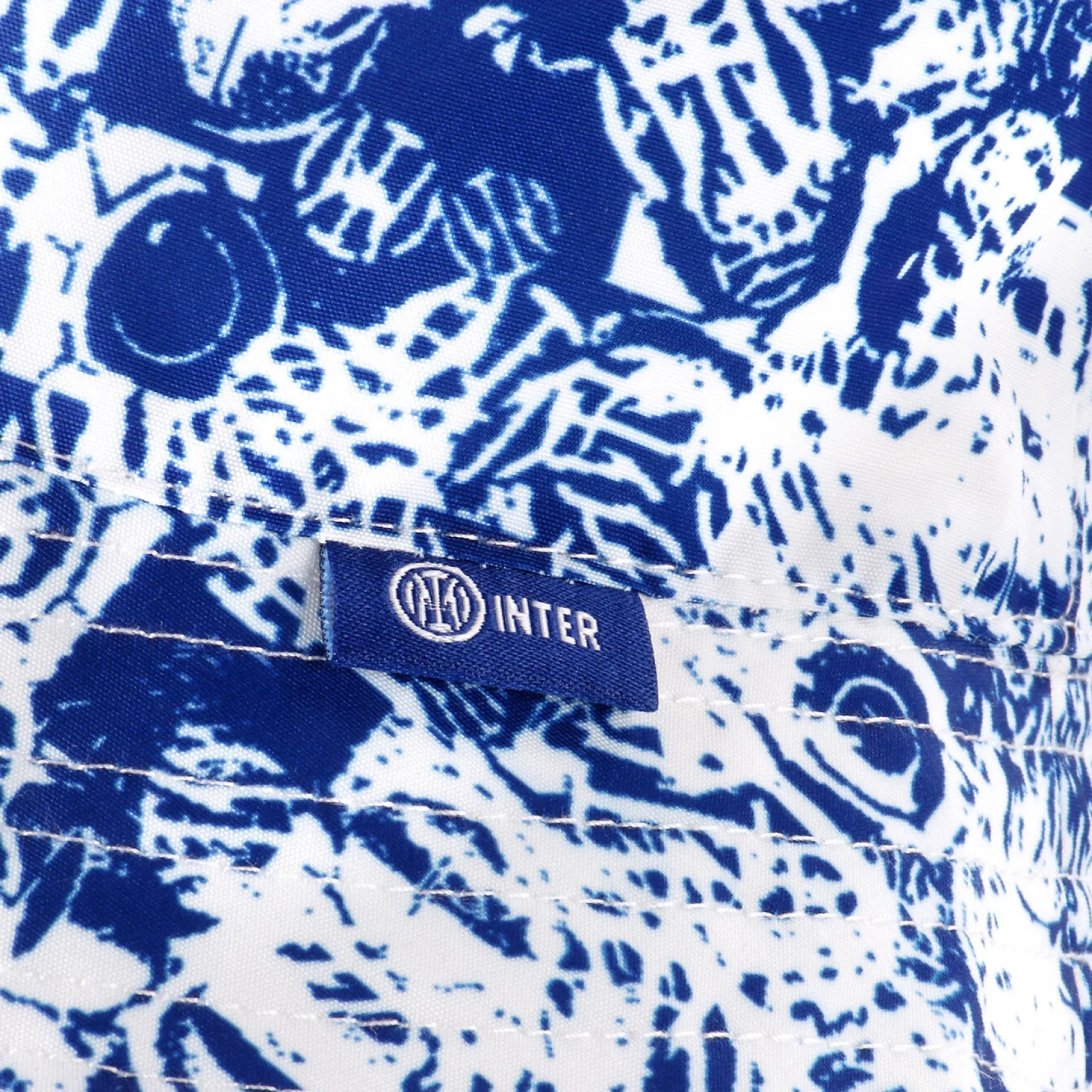 Inter Berretti E Guanti^IM CAPPELLO DA PESCATORE ALL OVER PATTERN BIANCO