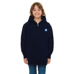 Inter Felpe E Giacche^IM FELPA CAPPUCCIO CALCIO BALILLA BLU NAVY