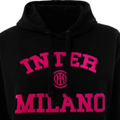 Inter Felpe E Giacche^IM FELPA CAPPUCCIO COLLEGE DONNA NERO