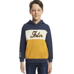 Inter Felpe E Giacche^IM FELPA CON CAPPUCCIO COLLEGE BAMBINO BLU NAVY