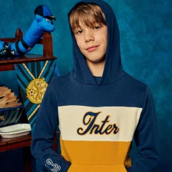 Inter Felpe E Giacche^IM FELPA CON CAPPUCCIO COLLEGE BAMBINO BLU NAVY