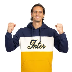 Inter Felpe E Giacche^IM FELPA CON CAPPUCCIO COLLEGE BLU NAVY