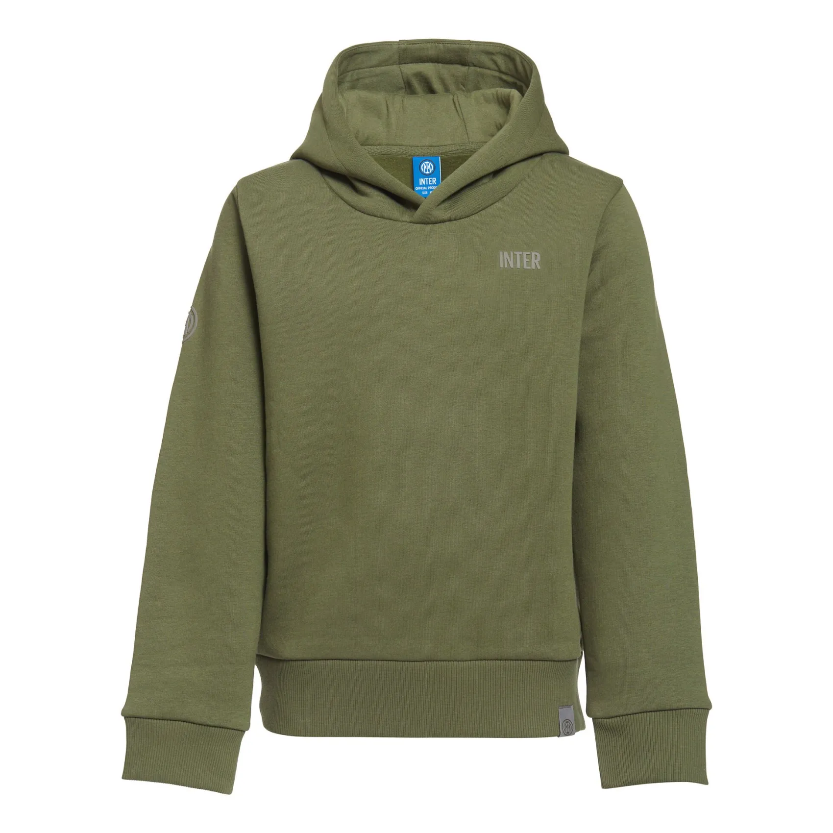 Inter Felpe E Giacche^IM FELPA CON CAPPUCCIO EVERYDAY BAMBINO VERDE PINO