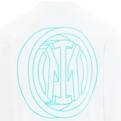 Inter Felpe E Giacche^IM FELPA GIROCOLLO 3D CREST BIANCO