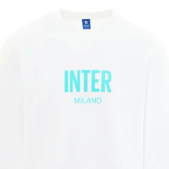 Inter Felpe E Giacche^IM FELPA GIROCOLLO 3D CREST BIANCO