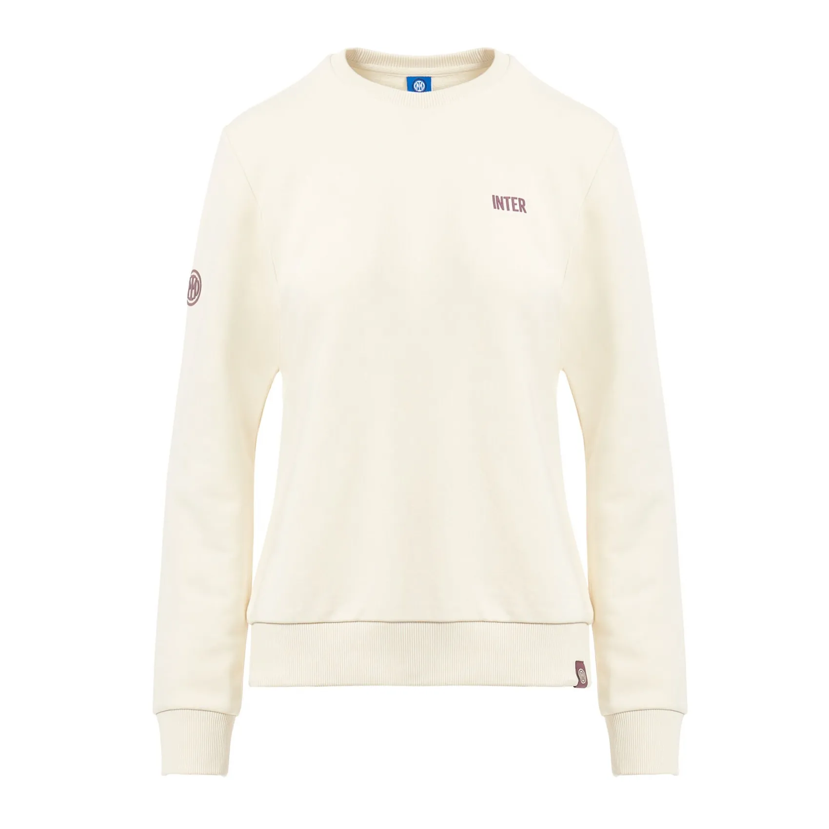 Inter Felpe E Giacche^IM FELPA GIROCOLLO EVERYDAY DONNA OFF-WHITE