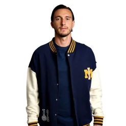 Inter Felpe E Giacche^IM FELPA VARSITY COLLEGE BLU NAVY