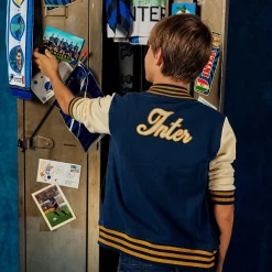Inter Felpe E Giacche^IM FELPA VARSITY COLLEGE BAMBINO BLU NAVY