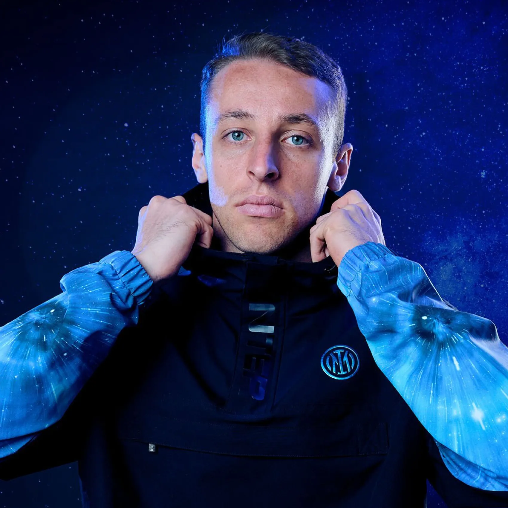 Inter Felpe E Giacche^IM GIACCA A VENTO GALAXY NERO