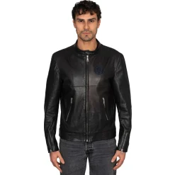 Inter Felpe E Giacche|Felpe E Giacche^IM GIACCA IN VERA PELLE DIABOLIK NERO