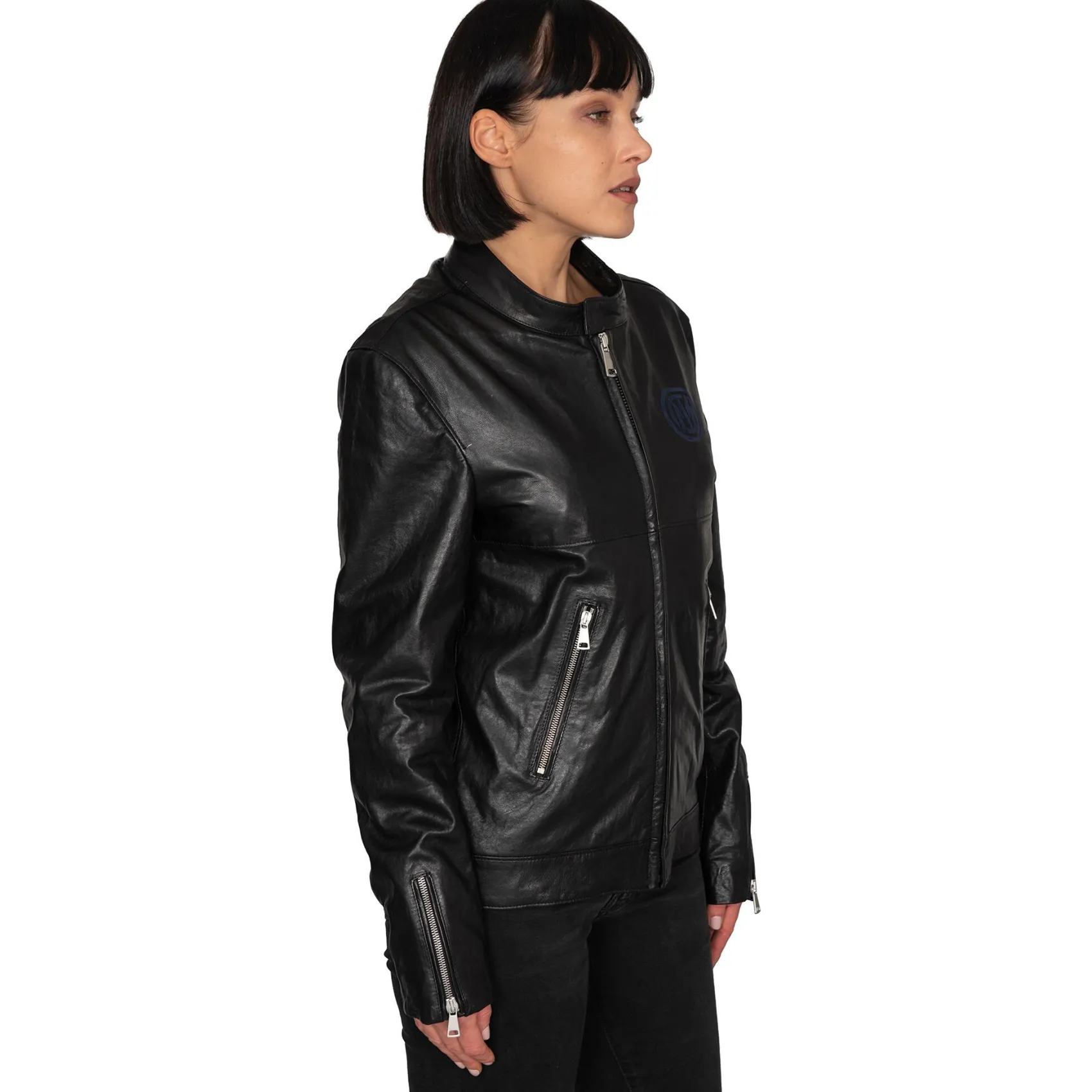 Inter Felpe E Giacche|Felpe E Giacche^IM GIACCA IN VERA PELLE DIABOLIK NERO