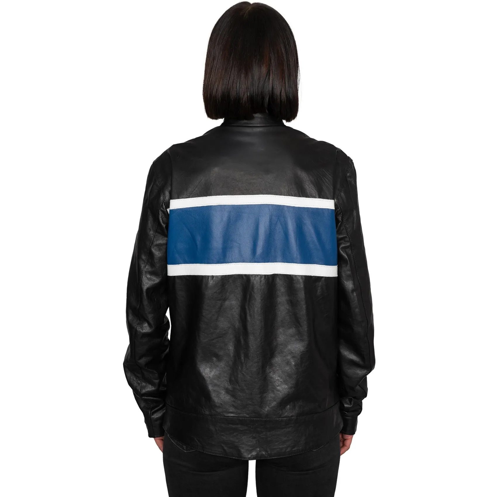 Inter Felpe E Giacche|Felpe E Giacche^IM GIACCA IN VERA PELLE GIBARO NERO