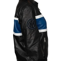 Inter Felpe E Giacche|Felpe E Giacche^IM GIACCA IN VERA PELLE GIBARO NERO