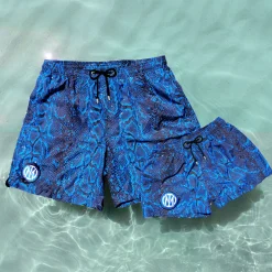 Inter Costumi^IM X MC2 SAINT BARTH COSTUME PATTERN BISCIONE BAMBINO BLU