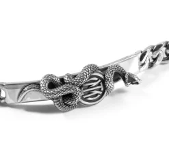 Inter Gioielli^IM NOVE25 BRACCIALE GRUMETTA BISCIONE SILVER