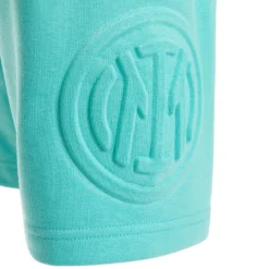 Inter Tute E Pantaloni^IM PANTALONCINI EMBOSSED LOGO BAMBINO TURCHESE