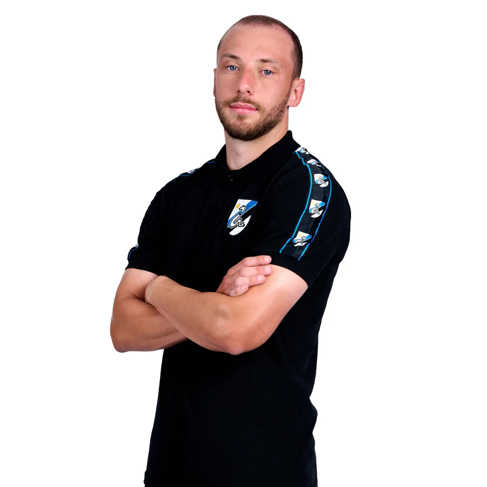 Inter T-Shirt E Polo^IM POLO RETRO TAPER UOMO NERO