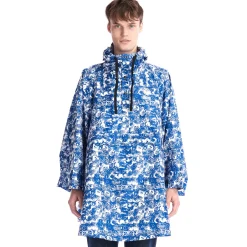 Inter Felpe E Giacche^IM PONCHO ALL OVER PATTERN BIANCO