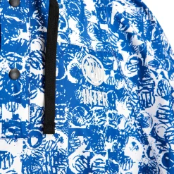 Inter Felpe E Giacche^IM PONCHO ALL OVER PATTERN BIANCO