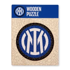 Inter Giochi E Peluches^IM PUZZLE DI LEGNO LOGO MARRONE