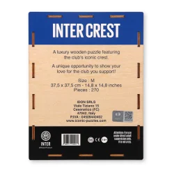 Inter Giochi E Peluches^IM PUZZLE DI LEGNO LOGO MARRONE