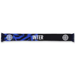 Inter Sciarpe^IM SCIARPA DOUBLE FACE BLACK & E BLU