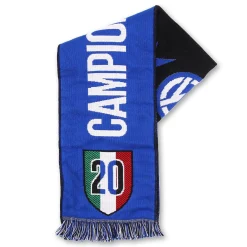 Inter Sciarpe|Sciarpe^IM SCIARPA JACQUARD CELEBRATIVA CAMPIONI D'ITALIA 2023/24 BLU
