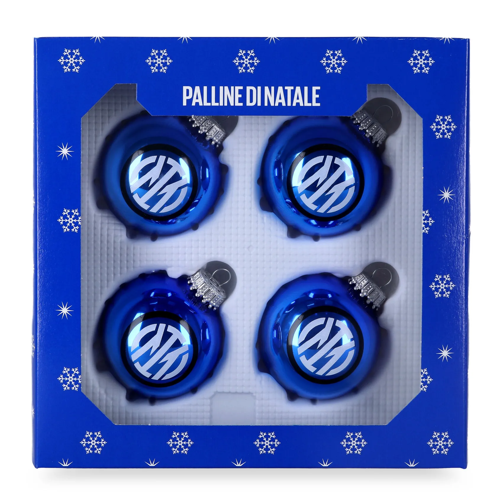 Inter Giochi E Peluches^IM SET 4 PALLINE W BLU ROYAL