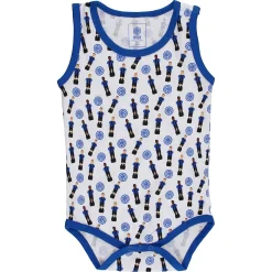 Inter Body E Tutine^IM SET BODY SMANICATO CALCIO BALILLA BLU NAVY