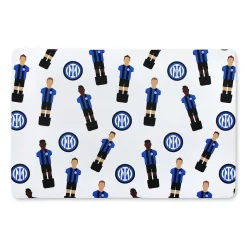Inter Accessori^IM SET TOVAGLIETTE CALCIO BALILLA BLU NAVY