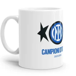 Inter Tazze|Cucina^IM TAZZA CAMPIONI D'ITALIA 2023/24 BIANCO