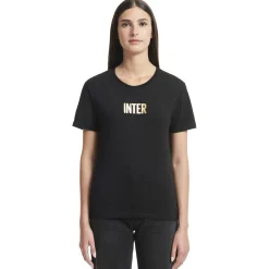 Inter T-Shirt E Polo^IM T-SHIRT BACK TO STADIUM 22:43 DONNA NERO