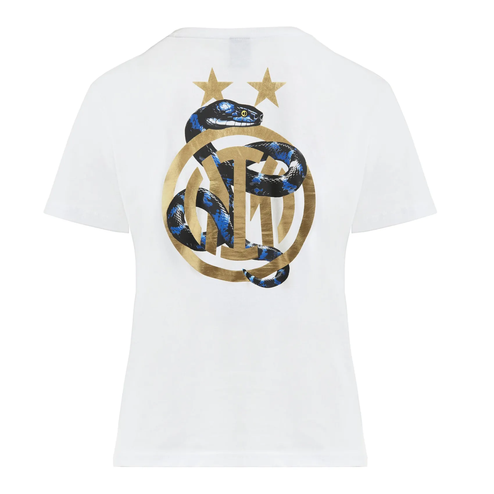 Inter T-Shirt E Polo^IM T-SHIRT BACK TO STADIUM 22:43 DONNA BIANCO