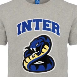 Inter T-Shirt E Polo^IM T-SHIRT BISCIONE GRIGIO CHIARO