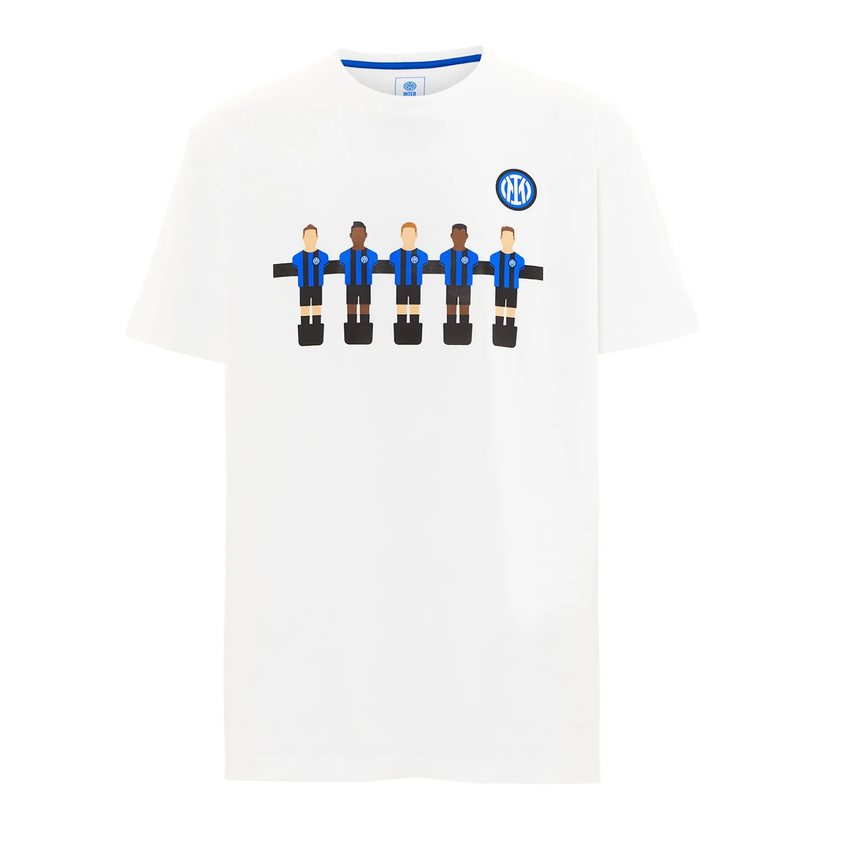 Inter T-Shirt E Polo^IM T-SHIRT CALCIO BALILLA BIANCO