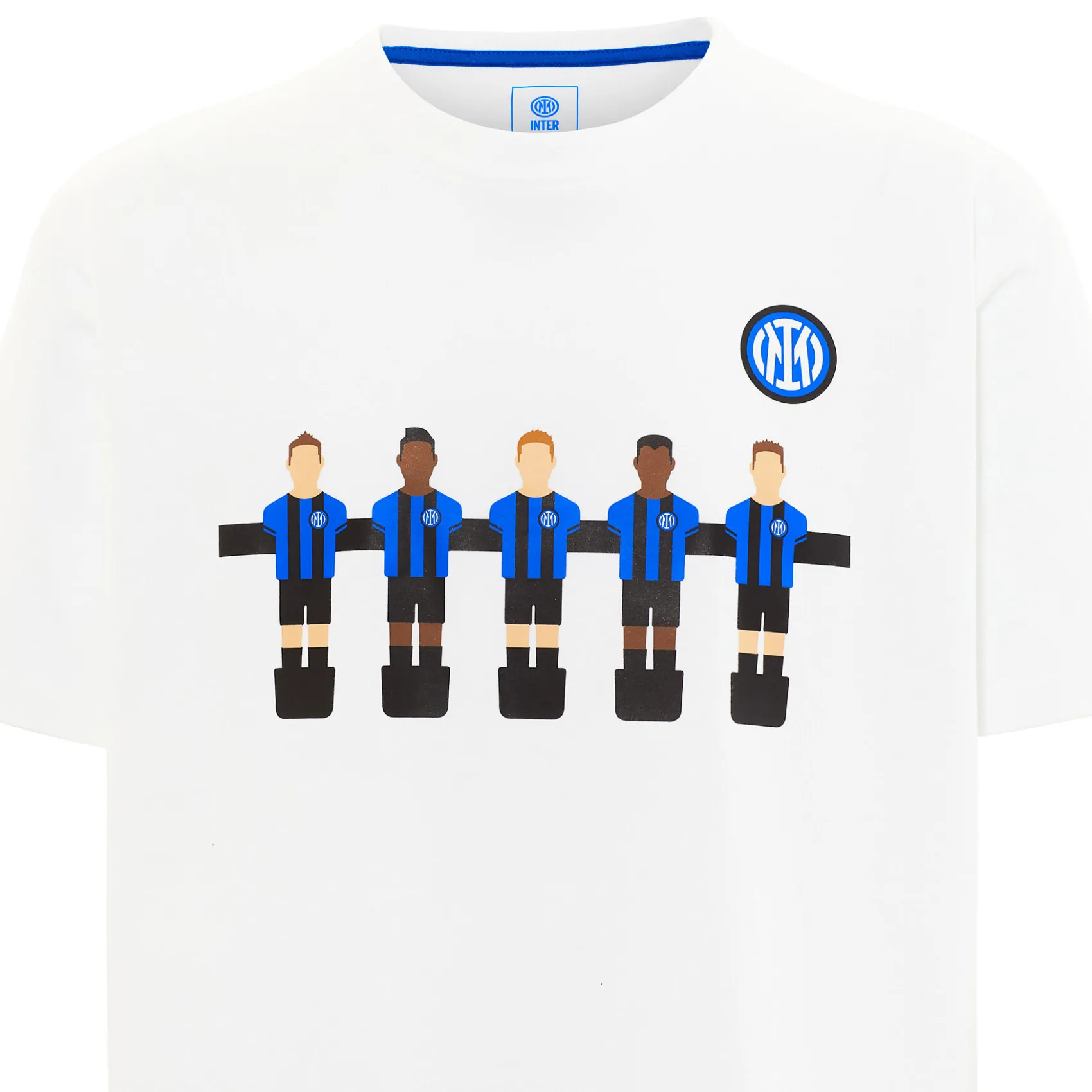 Inter T-Shirt E Polo^IM T-SHIRT CALCIO BALILLA BIANCO
