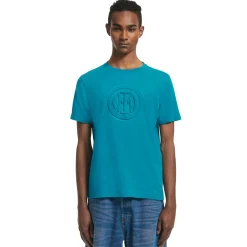 Inter T-Shirt E Polo^IM T-SHIRT EMBOSSED CREST VERDE PETROLIO