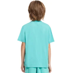 Inter T-Shirt E Polo^IM T-SHIRT EMBOSSED CREST BAMBINO TURCHESE