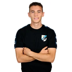 Inter T-Shirt E Polo^IM T-SHIRT RETRO TAPER UOMO NERO