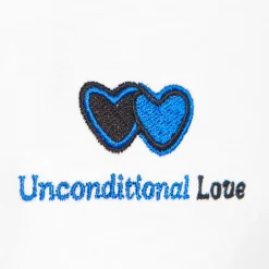 Inter T-Shirt E Polo^IM T-SHIRT RICAMATA UNCONDITIONAL LOVE DONNA BIANCO