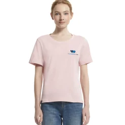 Inter T-Shirt E Polo^IM T-SHIRT RICAMATA UNCONDITIONAL LOVE DONNA ROSA
