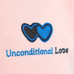 Inter T-Shirt E Polo^IM T-SHIRT RICAMATA UNCONDITIONAL LOVE DONNA ROSA