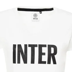 Inter T-Shirt E Polo^IM T-SHIRT RUBBER LOGO DONNA BIANCO