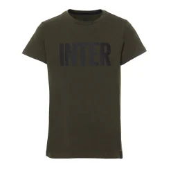 Inter T-Shirt E Polo^IM T-SHIRT RUBBER PRINT BAMBINO VERDE MILITARE