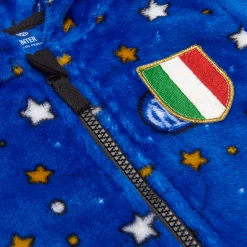 Inter Body E Tutine^IM TUTINA FELPATA NEONATO MULTI-STELLE BLU ROYAL